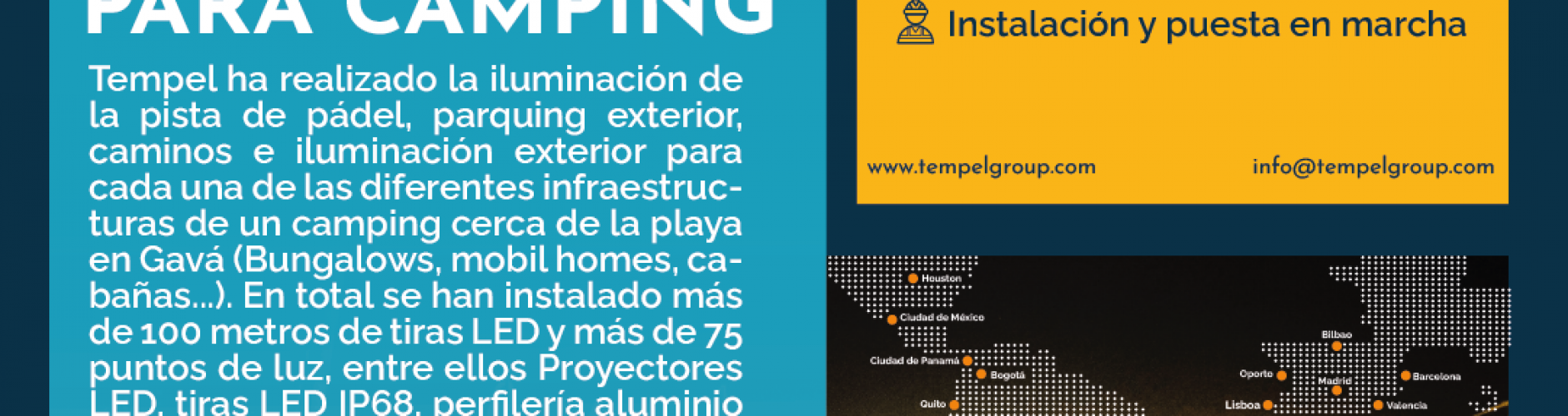 Iluminación Camping