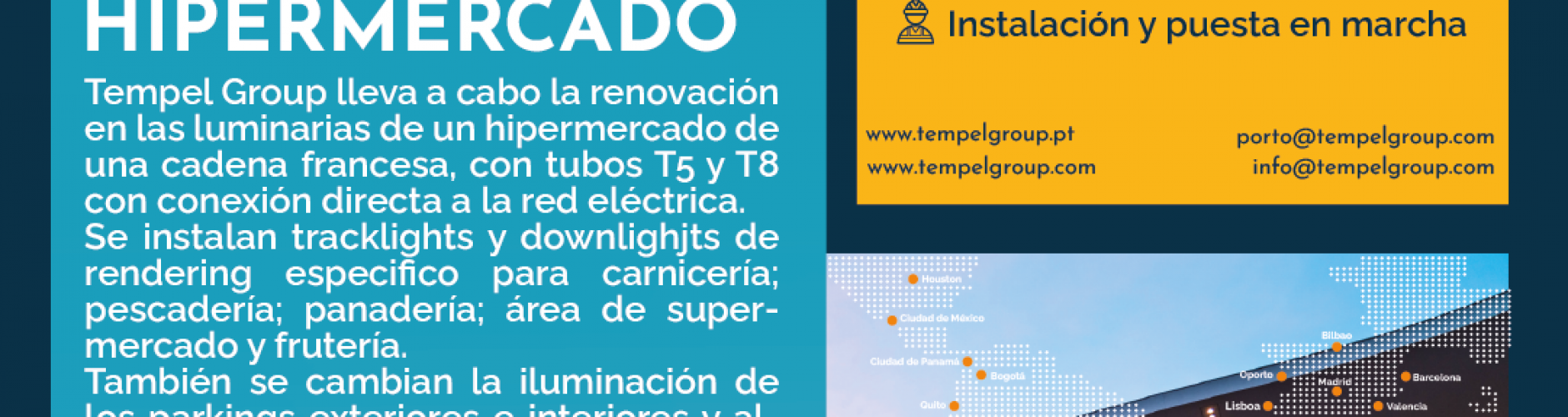 Renovación Iluminación en Hipermercados