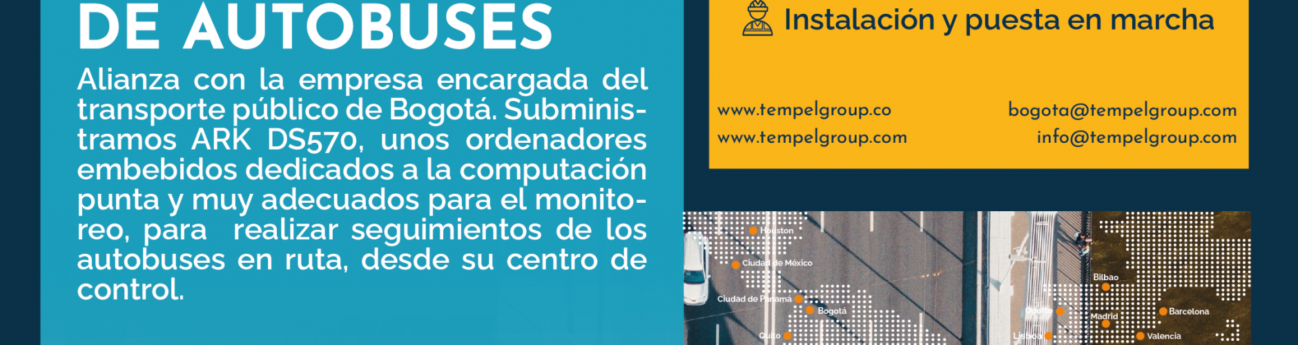 Seguimiento de las líneas de autobuses